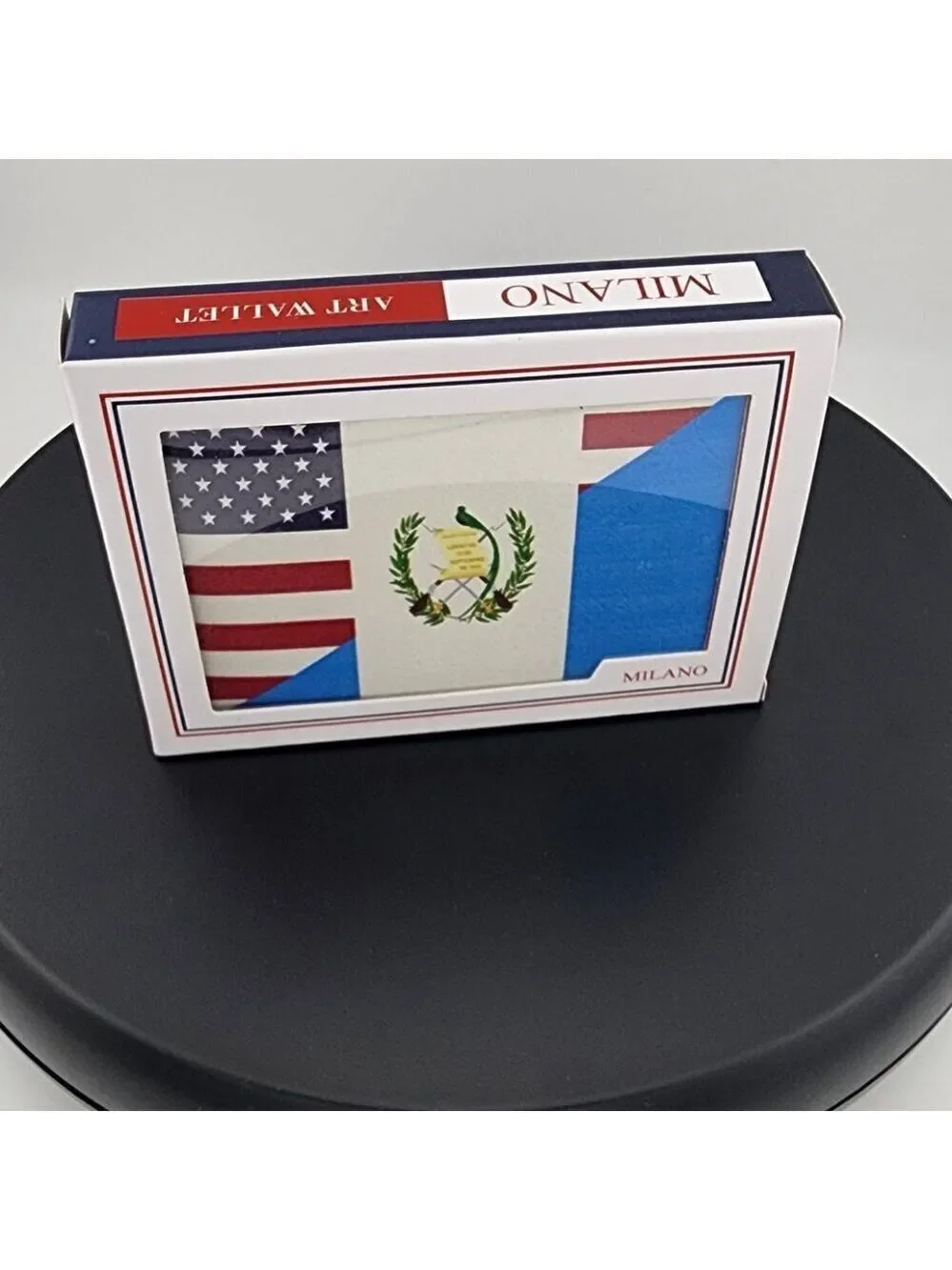 Guatemala & USA Flag Wallet – Perfect Gift for Proud Dual Citizens